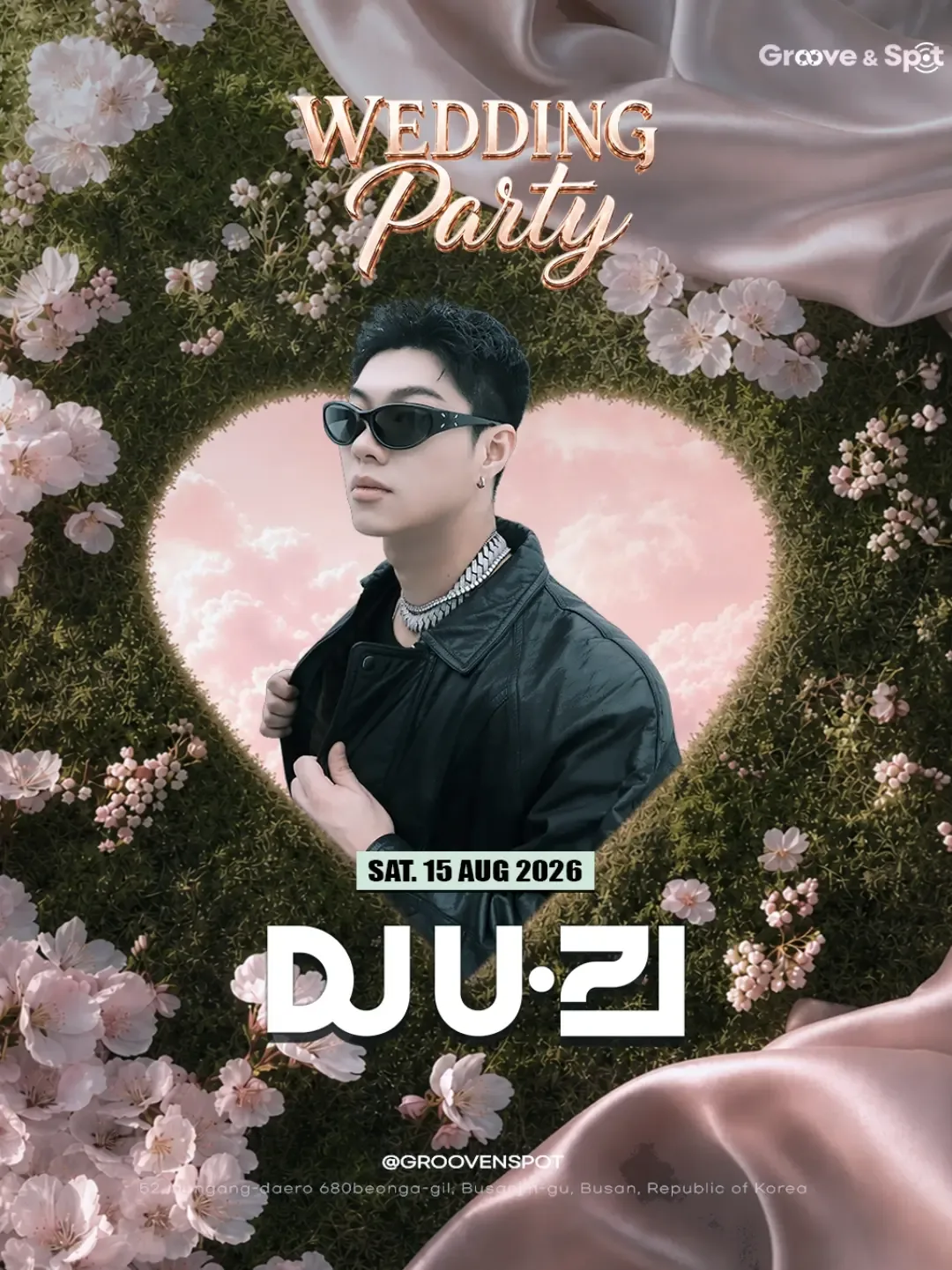 WEDDING PARTY · Groove & Spot Busan 2026-08-15