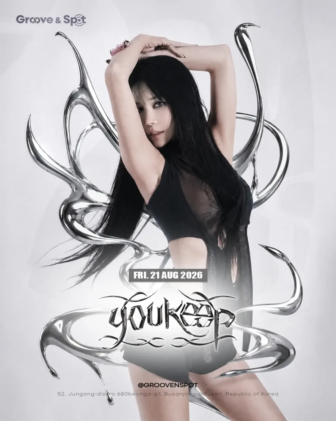 TONIGHT, INFINITE ENERGY. · Groove & Spot Busan 2026-08-21