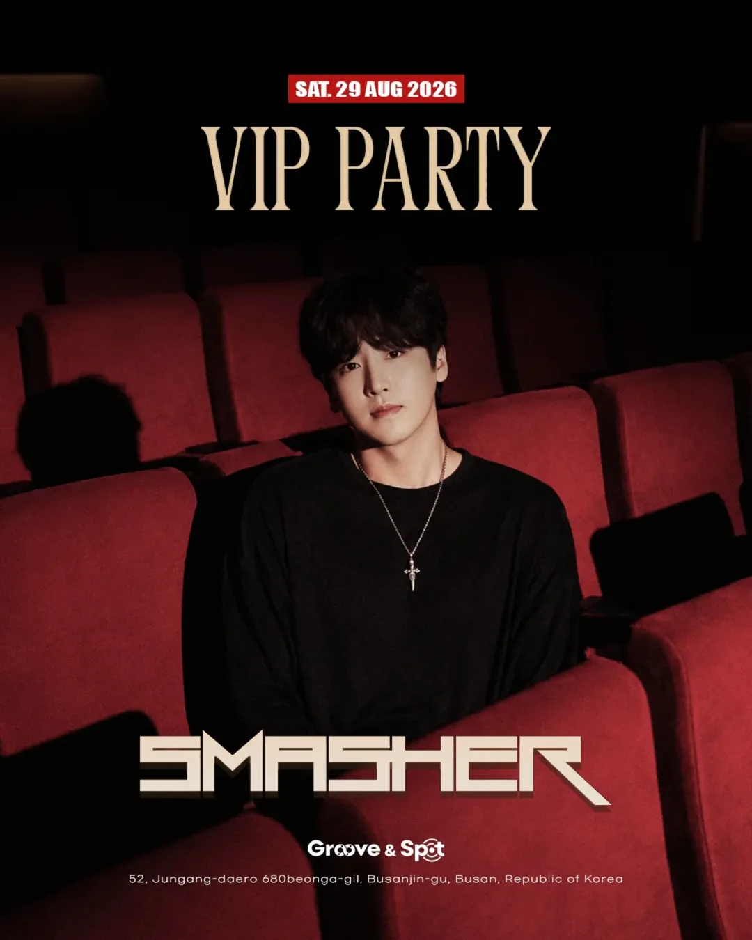 VIP PARTY · Groove & Spot Busan 2026-08-29